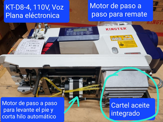 Plana Electronica Kingter KT D8 - 4 Maquina De Coser Industrial
