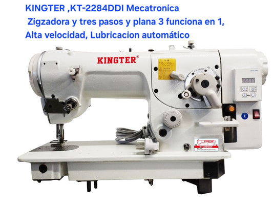 Zigzadora Mecatronica 3 Pasos Kingter KT 2284 D Maquina De Coser