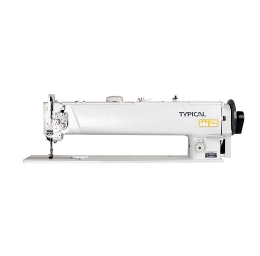 Plana 2 Agujas Triple Transporte Typical GC20666L25 Máquina Cama Larga