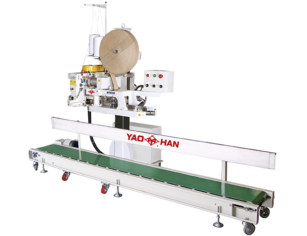 Cosedora Cerradora Automatica + Transportador Yao Han FACC N980AC Selladora De Sacos Costales