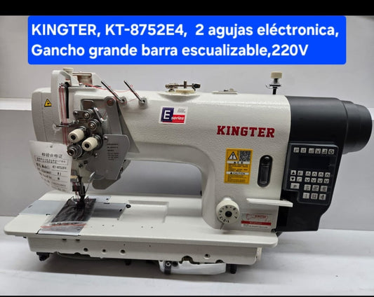 Plana Dos Agujas Electronica Kingter Kt 8752 E4 Maquinas De Coser Escualizable