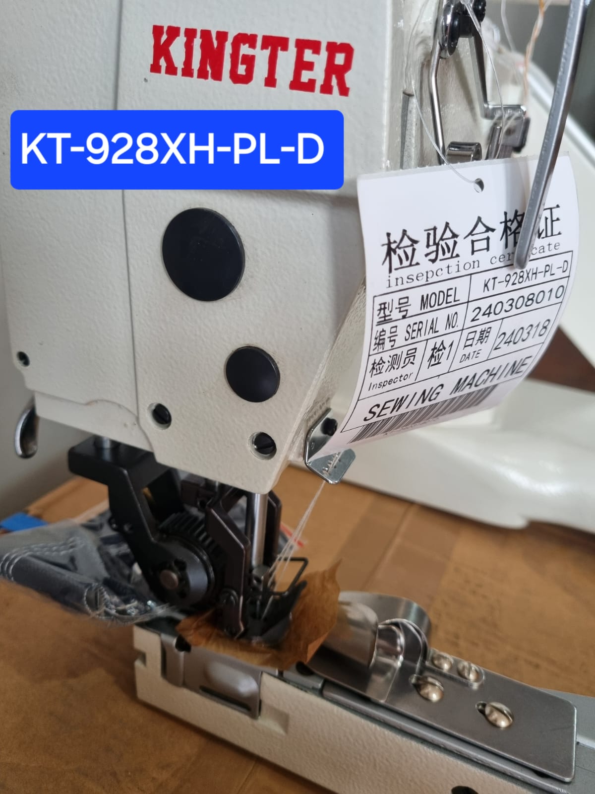 Cerradora De Codo Mecatronica Kingter KT 928 XH PL D Puller Coser