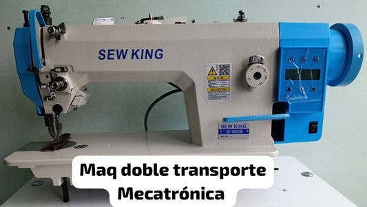 Plana Doble Transporte Mecatronica Sewking SK 0303 D Maquina De Coser