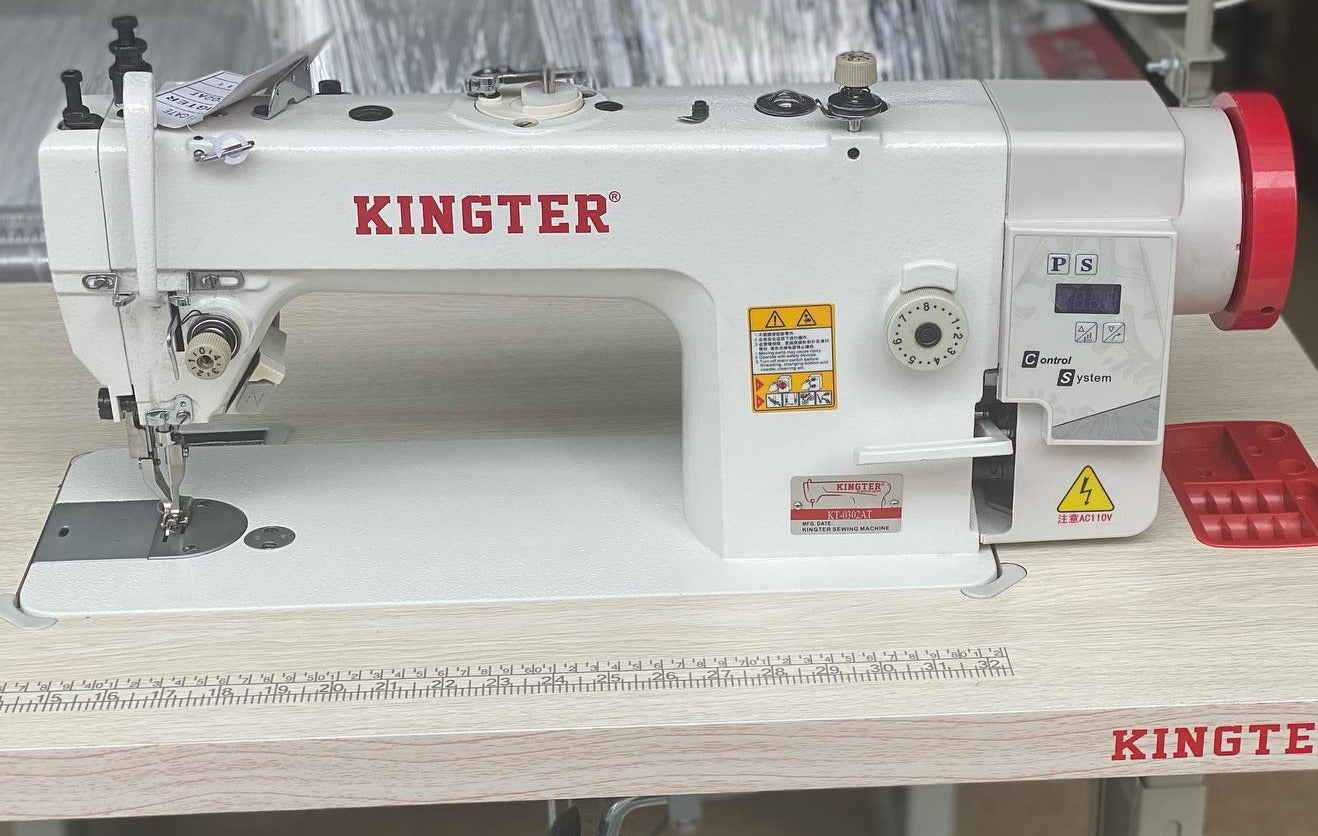 Plana Doble Transporte Kingter KT 0302 D Maquina De Coser Mecatronica