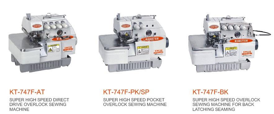 Fileteadora Mecatronica Kingter KT 747 AT Maquina De Coser - Commercio