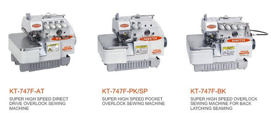 Fileteadora Mecatronica Kingter KT 747 AT Maquina De Coser - Commercio