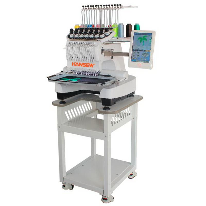 Bordadora Industrial Kansew KS 1201 Kit Gorra 12 agujas Máquina Bordar - Commercio