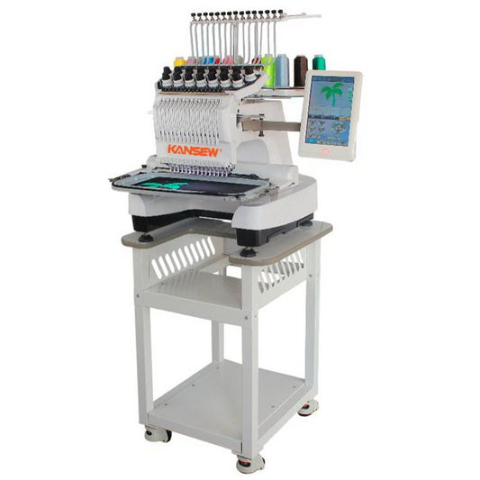 Bordadora Industrial Kansew KS 1201 Kit Gorra 12 agujas Máquina Bordar - Commercio