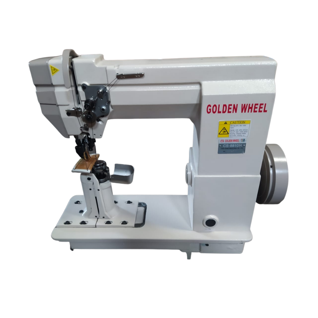 Máquina De Poste Jumbo Golden Wheel CS 8810 H Triple Trans 1 Aguja Gancho Pequeño