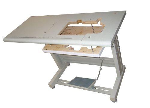 Mueble Mesa Fileteadora Overlock Empotrada Maquina De Coser Industrial Nacional - Commercio