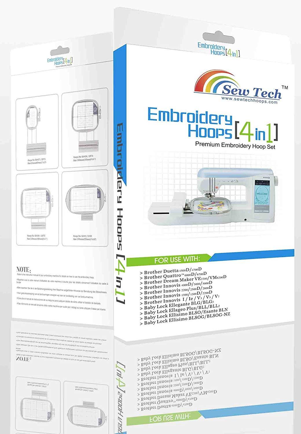 Bastidor 4 en 1 Bordadora Brother Pe 700 770 780 SA 4 IN 1 - Commercio