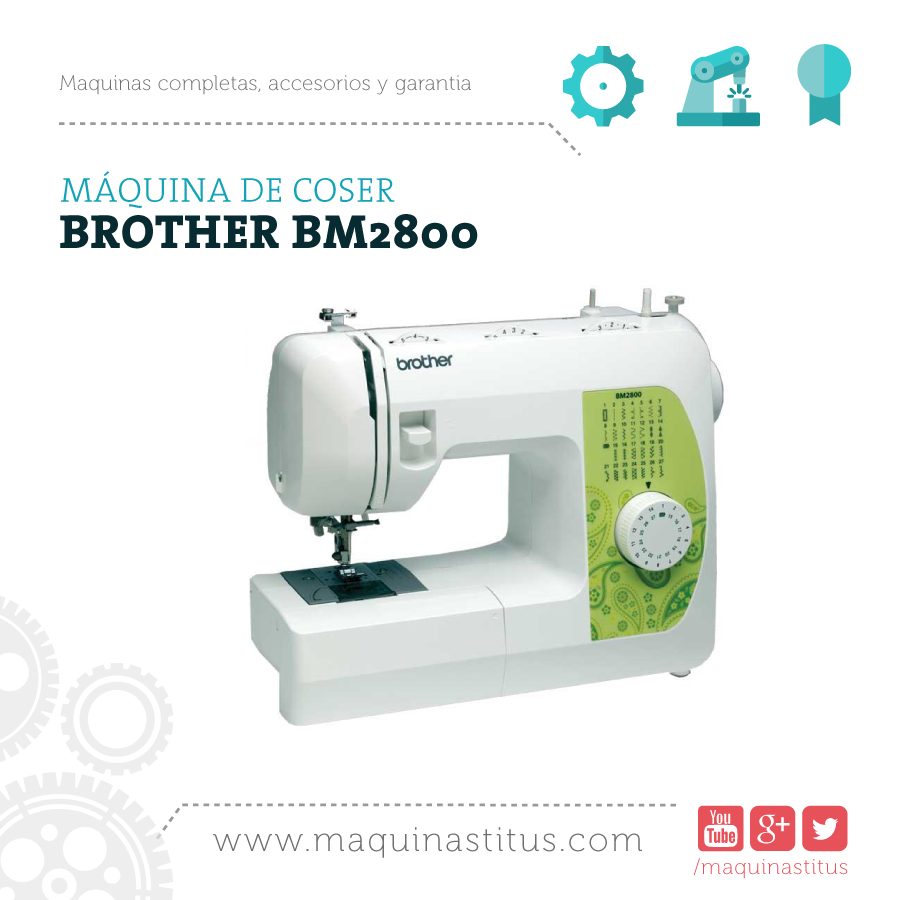 Bm 2800 Brother Maquina De Coser Familiar - Commercio