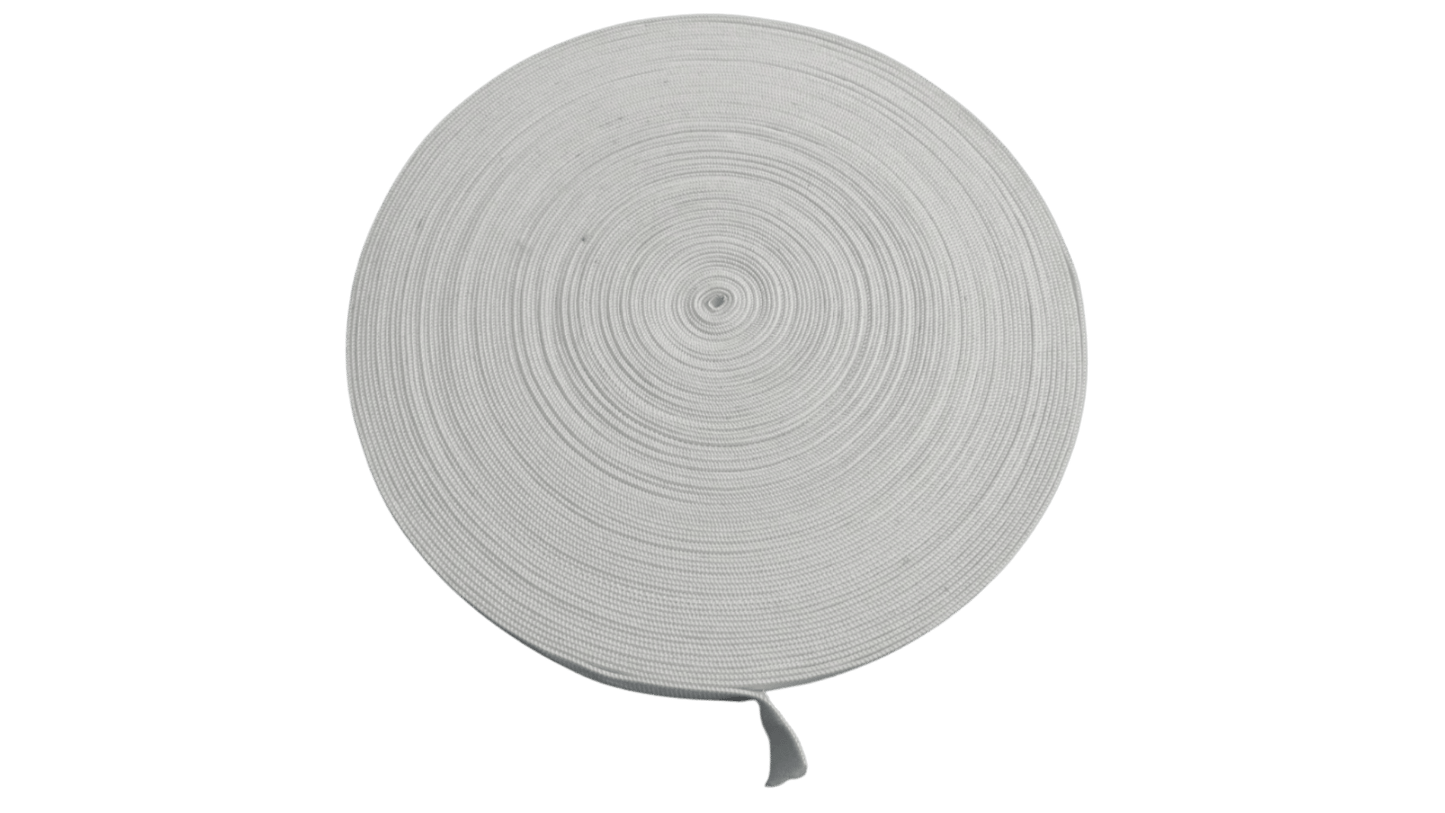 Elastico Caucho Resorte Plano Blanco De 30mm X 30 Metros - Commercio