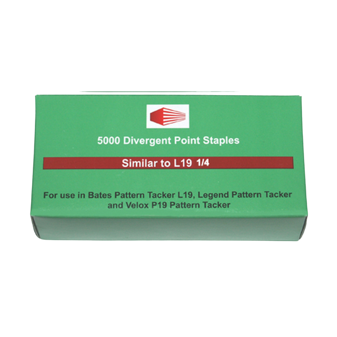 Grapas Industriales Corte Textil L19 1/2" (13 mm) Pratic Velox - Commercio