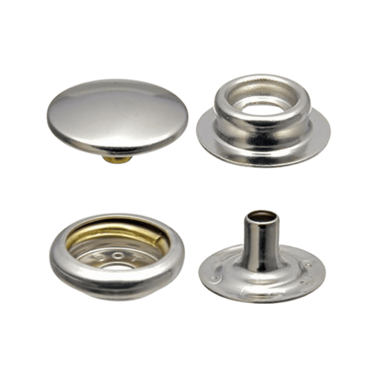 Broche Cazuela Metalico Plateado #15 Economico