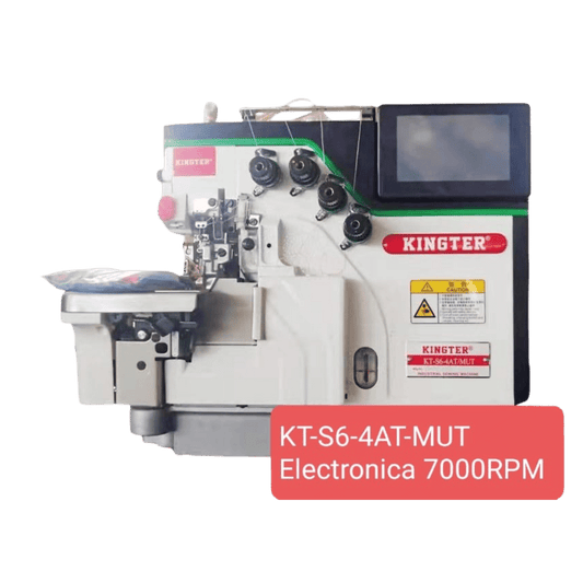 Fileteadora Electronica Kingter KT S6 5 AT MUT Máquina De Coser