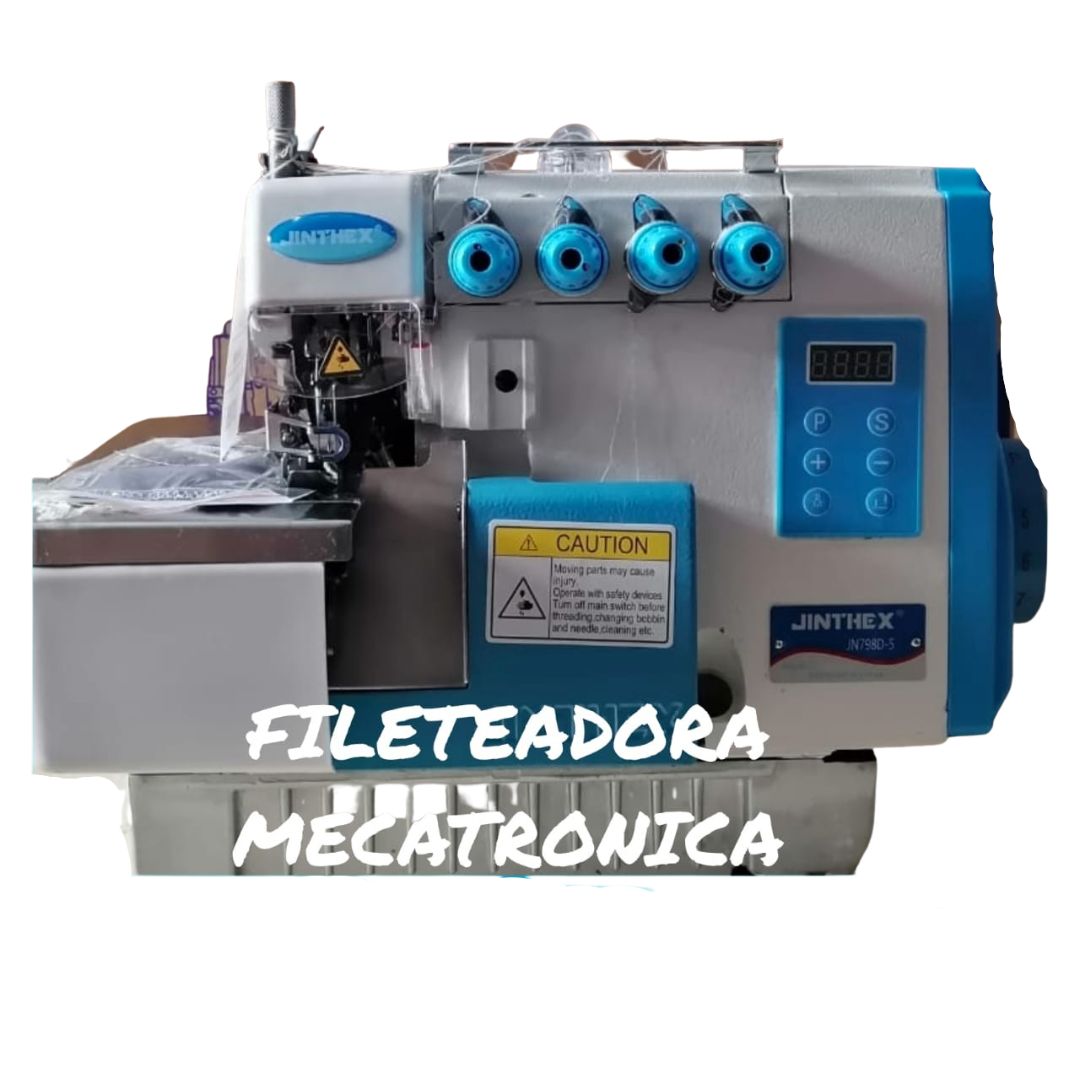 Fileteadora Mecatrónica Jinthex JN 798 5 D Máquina De Coser