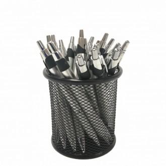 Esfero Promo Retractil Metalizado Gris X 50 IT 500 - Commercio