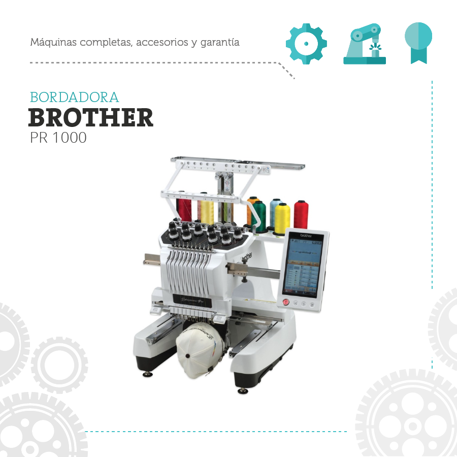 Pr 1000 Brother Bordadora Profesional - Commercio