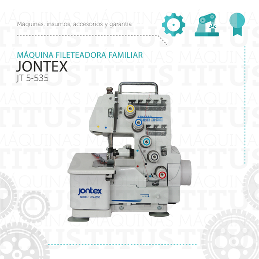 Fileteadora Familiar Jontex JT 5-535 Maquina De Coser - Commercio