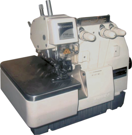Fileteadora Industrial Gemsy Gem 7604 Máquina De Coser - Commercio