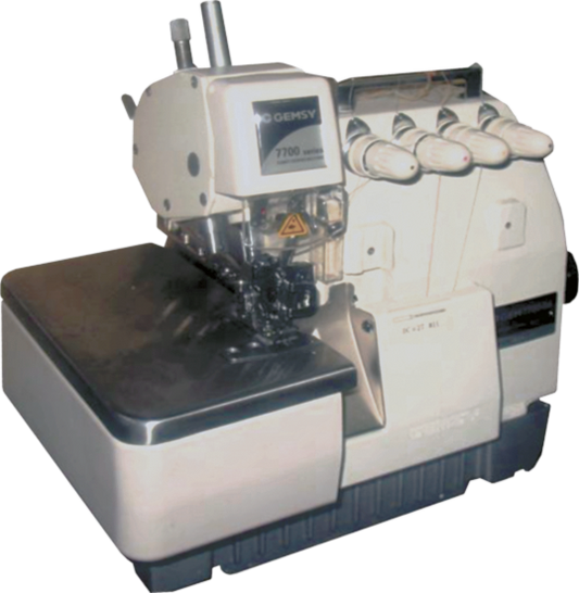 Fileteadora Industrial Gemsy Gem 7700 05 Máquina De Coser - Commercio