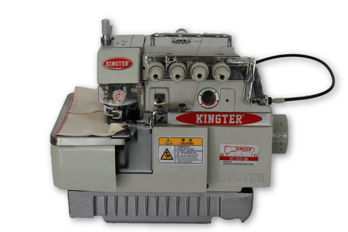 Fileteadora Industrial Kingter KT 747 F BK Remate - Commercio
