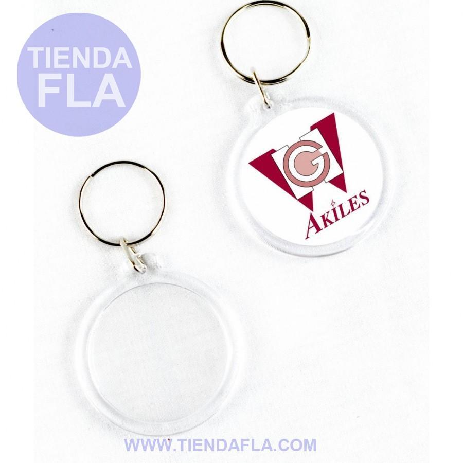 Llavero Translucido Redondo X 50 IT 538 - Commercio