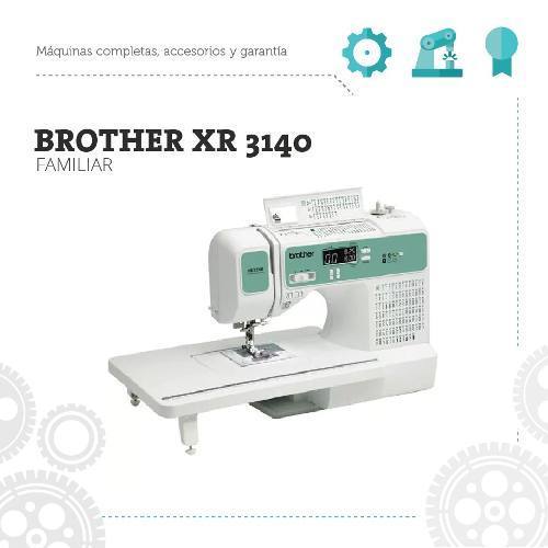 Máquina De Coser Brother Xr 3140 Familiar Computarizada - Commercio