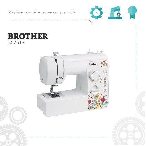 Máquina De Coser Brother Jx 2517 Familiar Domestica - Commercio