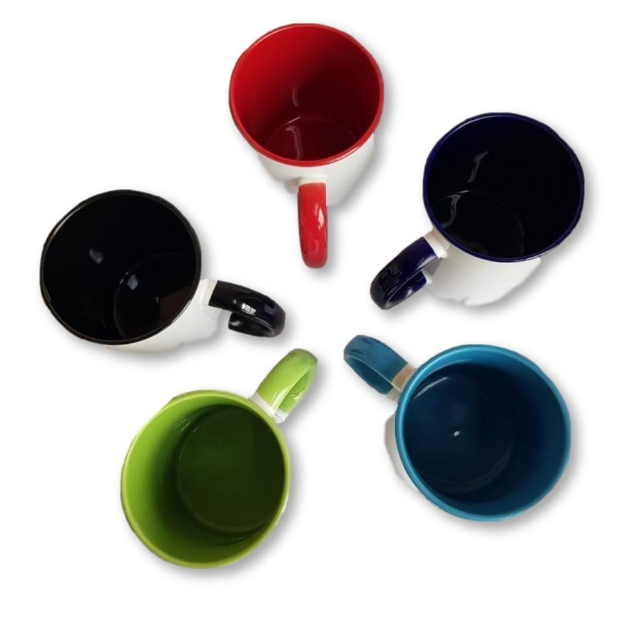 Mug Sublimacion Pintado Dentro Y Orejita - Negro X 36 IT 581 - Commercio