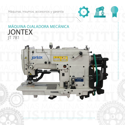 Ojaladora Mecánica Jontex JT 781 Máquina De Coser - Commercio
