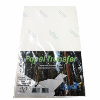 Papel Transfer Canadiense Oscuras X 20 IT 514 - Commercio