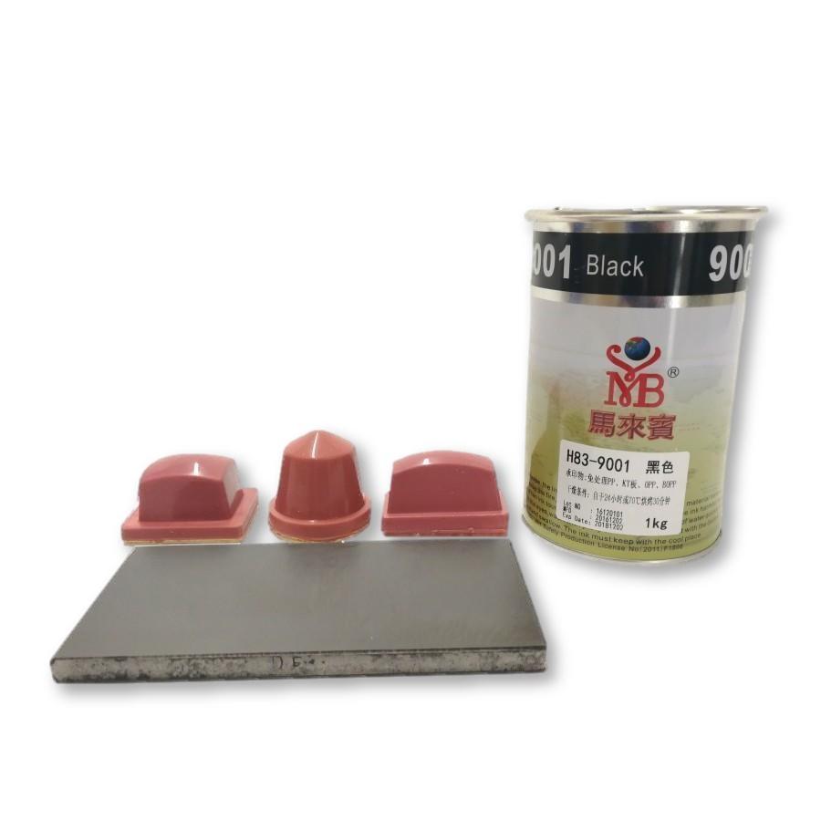 Tampográfica Una Tinta 3 Tampos + Base De Acero + Tinta IT 566 - Commercio