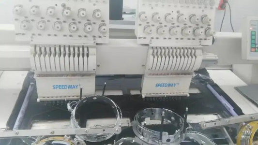 Bordadora Industrial Dos Cabezas SPEEDWAY 1202 Usada + Kit Gorra - Commercio