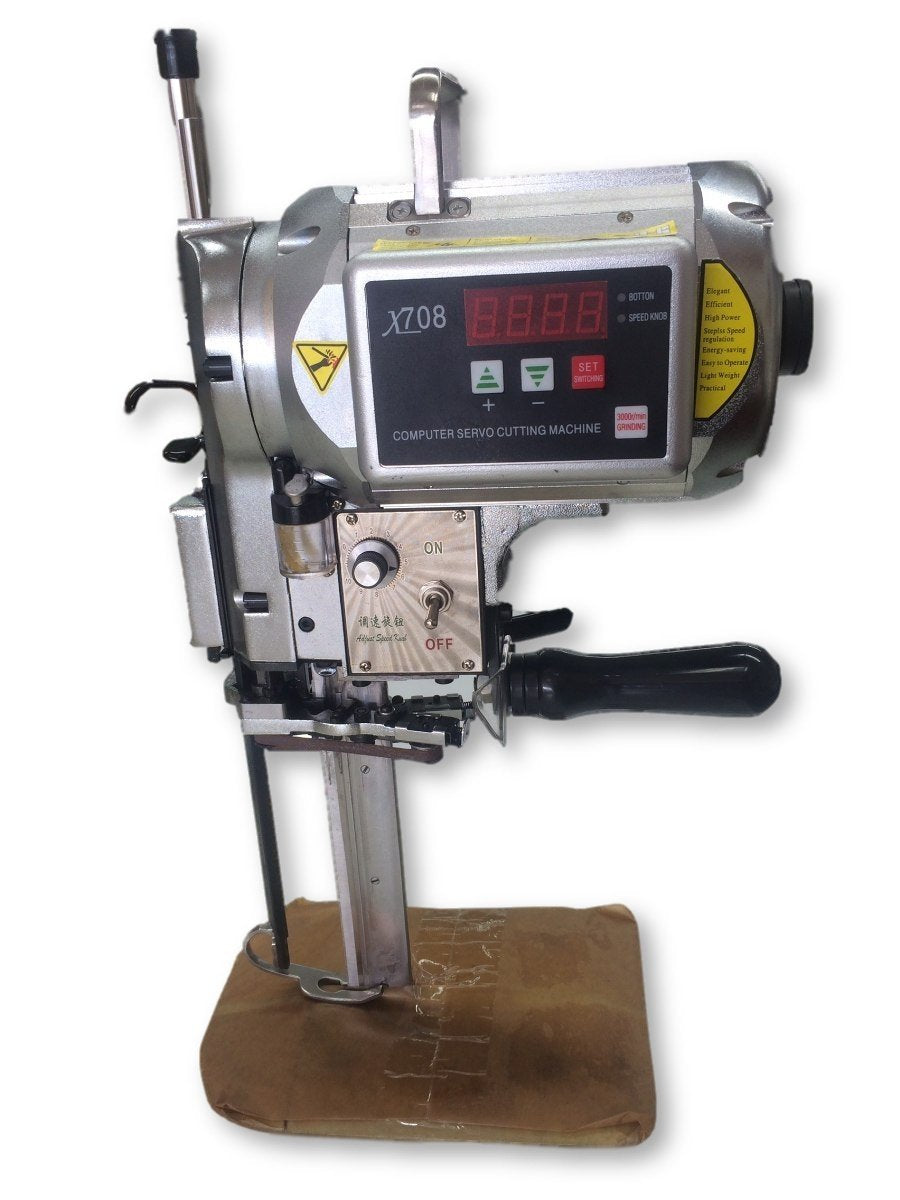 Cortadora De Tela Vertical Easyman Electronica Czd 8" Maquina De Corte - Commercio