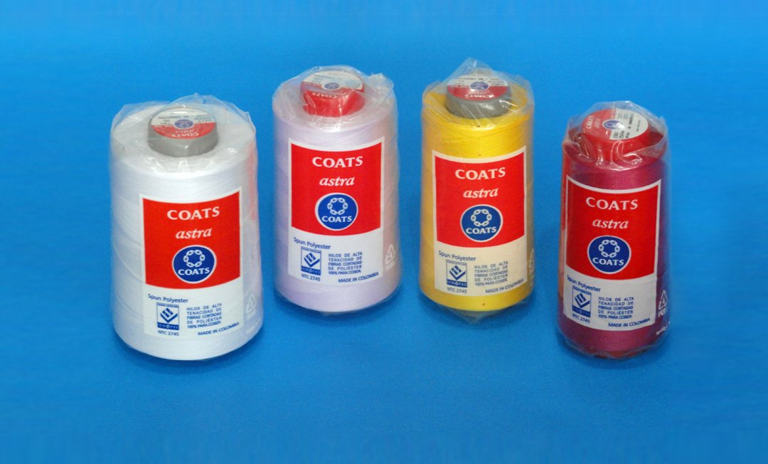 Lote de Hilo para Coser Confeccion Coats Astra X 1700 UNIDADES - Commercio