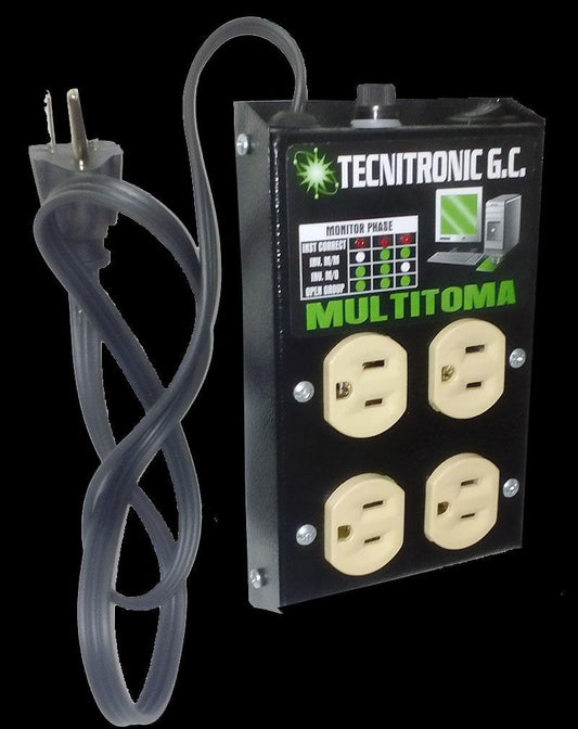 Multitoma 4 Puestos Extension Electrica Toma - Commercio