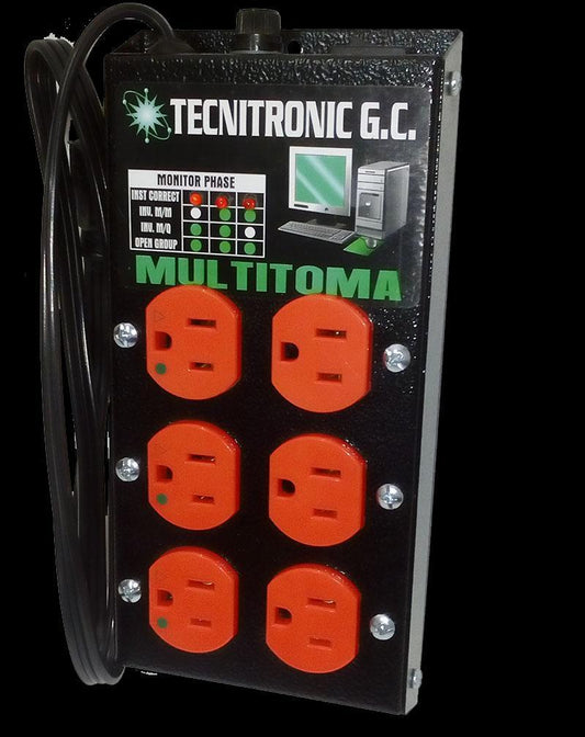 Multitoma 6 Puestos Industrial Extension Electrica Toma 30 Amp - Commercio