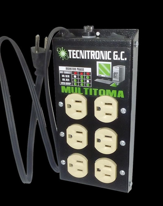 Multitoma 6 Puestos Extension Electrica Toma - Commercio