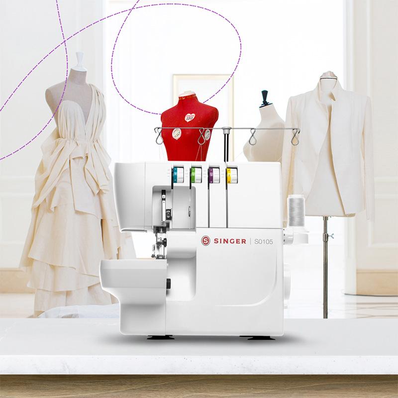 Fileteadora Singer 0105 Maquina De Coser Familiar - Commercio