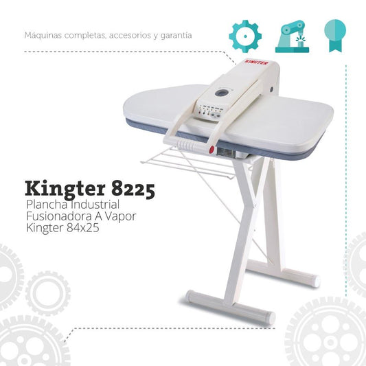 Plancha Industrial A Vapor Kingter Kt8225 + Mueble Mesa - Commercio