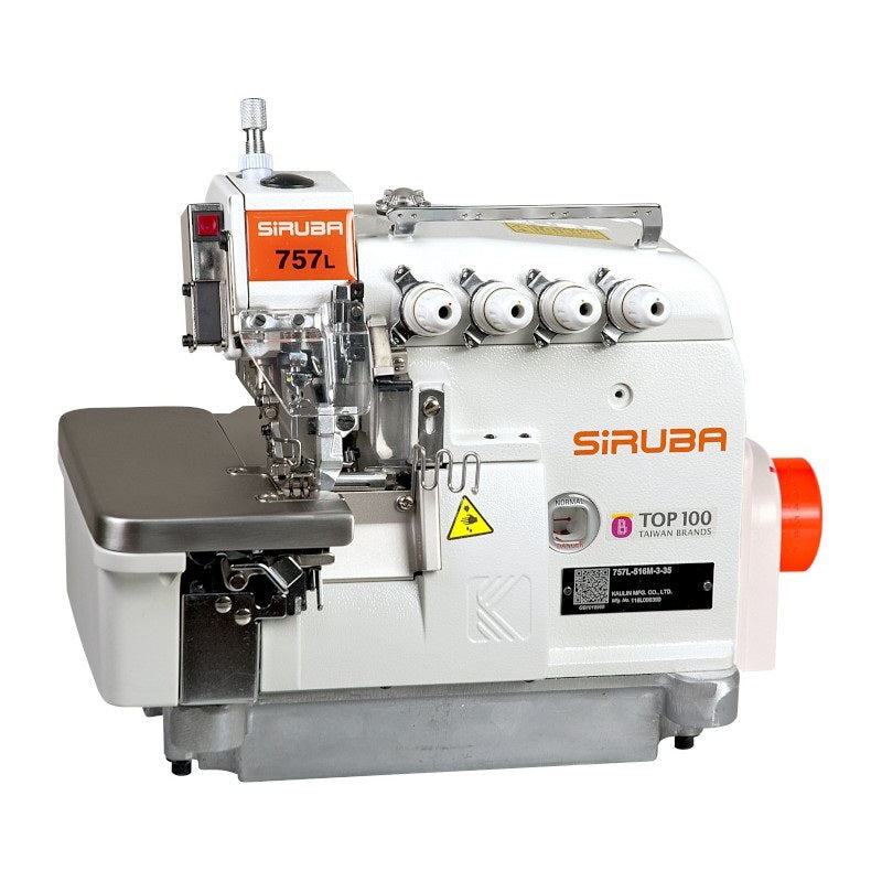 Fileteadora Mecatronica Industrial Siruba 757 L 516M3 35 Máquina De Coser