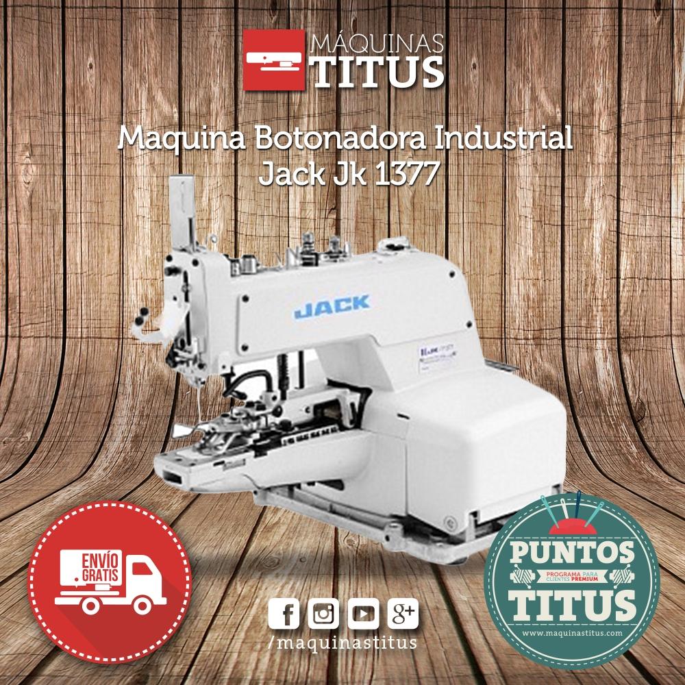 Botonadora Mecanica Jack JK 1377 Máquina De Coser - Commercio