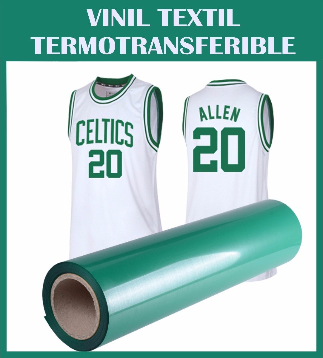 Rollo Vinilo Textil 38cm x 274 cm - Commercio