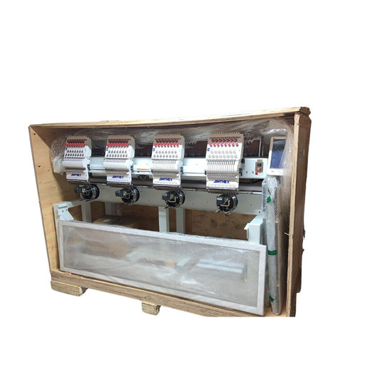 Bordadora Industrial Jinthex JN 1504 Kit Gorra Máquina Bordar 4 Cabezas Cabezotes