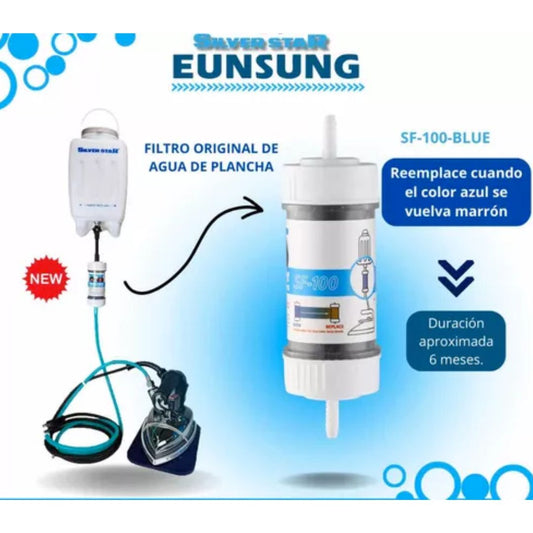 Filtro Purificador de Agua Para Plancha de Vapor Silver Star SF-100