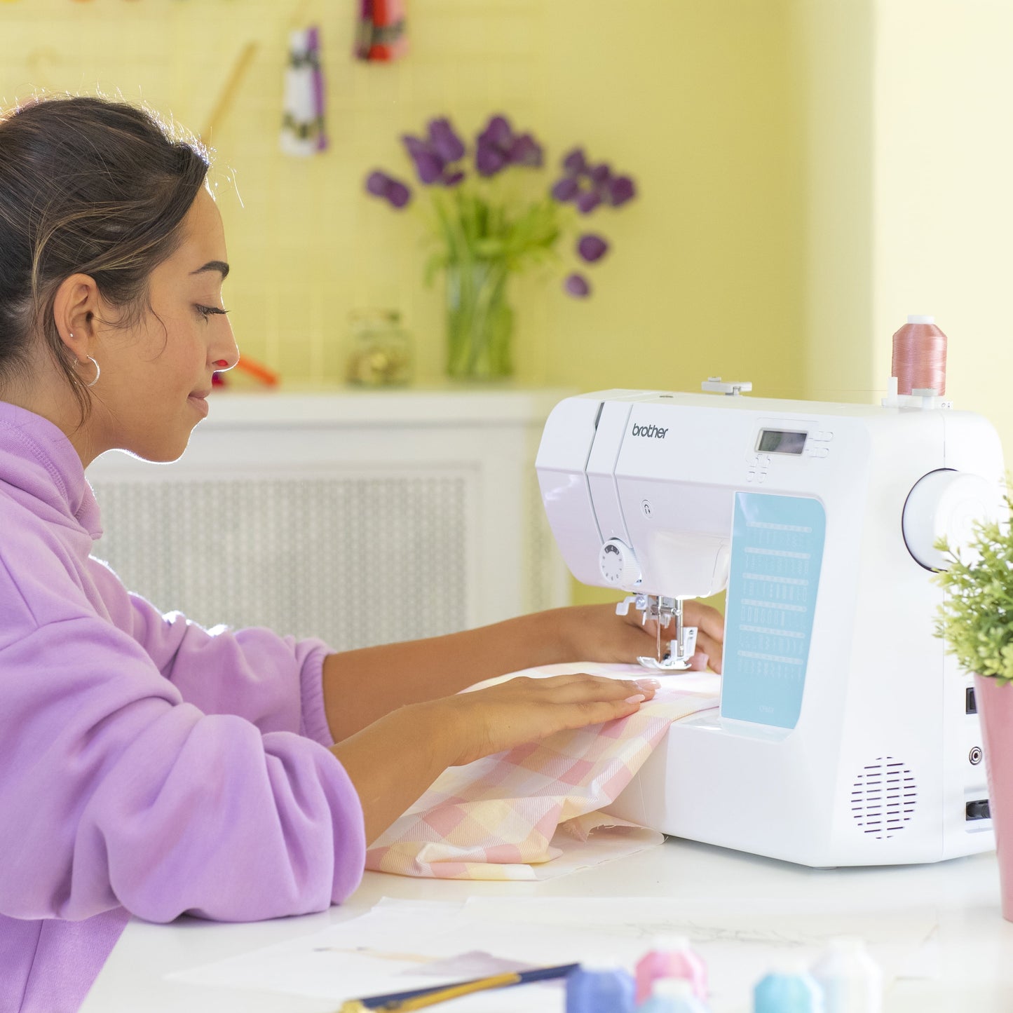 Maquina De Coser Brother CP 60 X Familiar Computarizada
