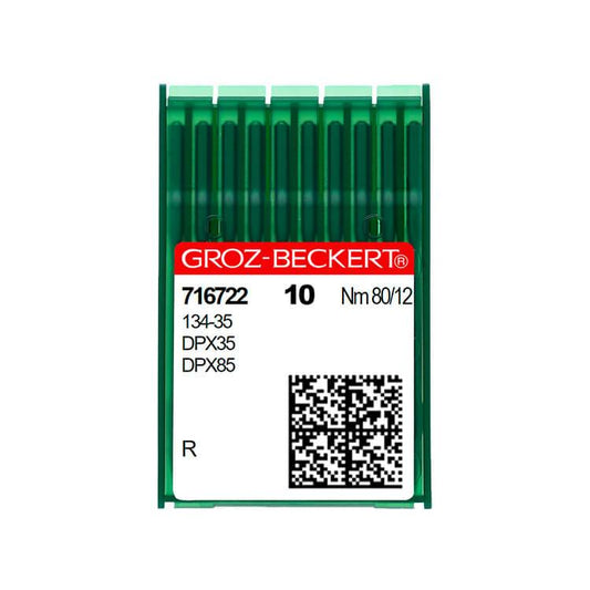 Groz Beckert 134-35 / DPx5 Aguja 3 Filos Plana Cuero Materiales Pesados x 100