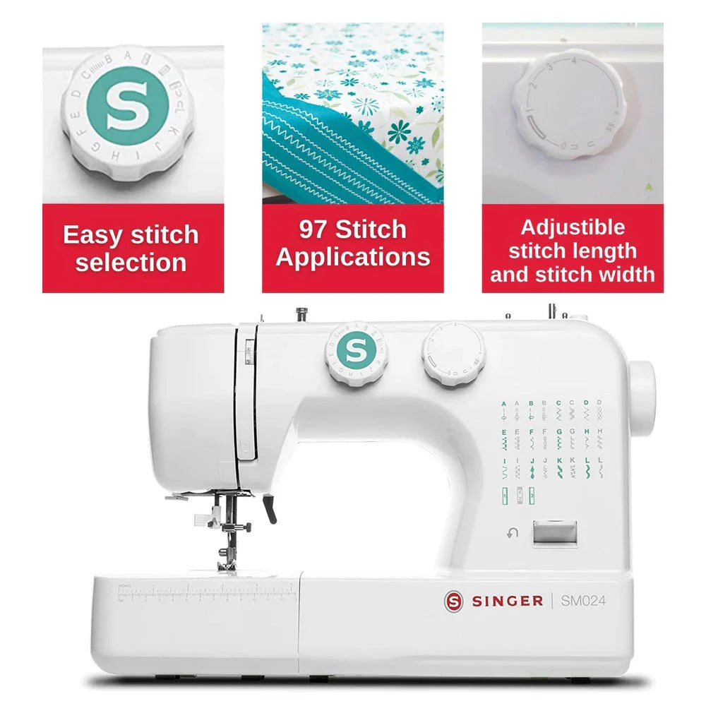 Maquinas De Coser Familiar Singer Sm 024 Domestica